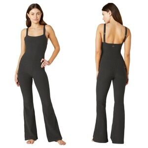 Beyond Yoga Spacedye Hit the Scene Jumpsuit in Darkest Night Black